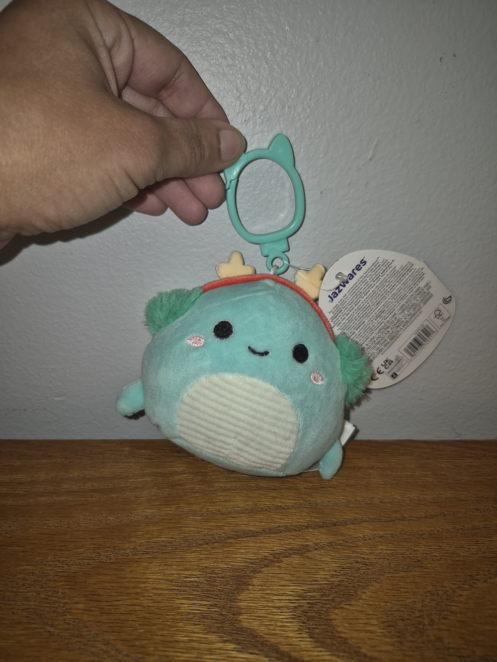 Jazwares Teal Plush Clip-On Character Nessie